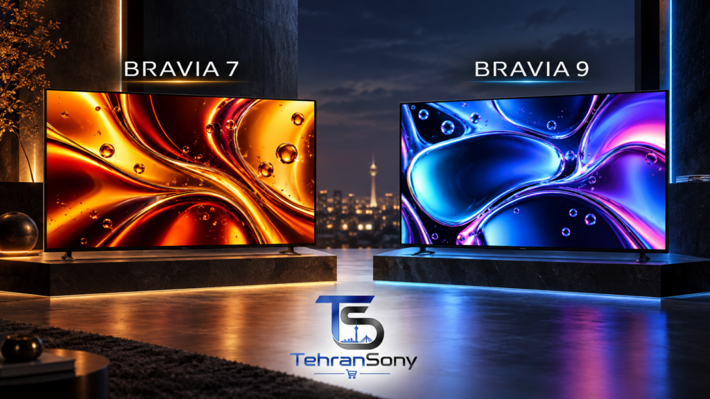 مقایسه کیفیت تصویر Sony BRAVIA 7 و BRAVIA 9