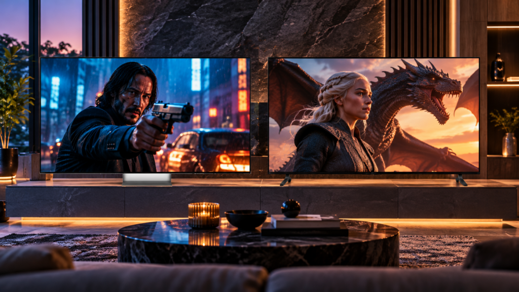 مقایسه BRAVIA 7 II و BRAVIA 9 II از نظر طراحی